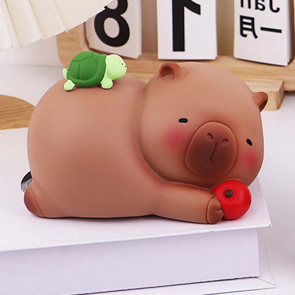 Réservoir d'épargne Capybara tirelire grande capacité décoratif Capybara tirelire modèle de dessin animé Capybara boîte de rangement