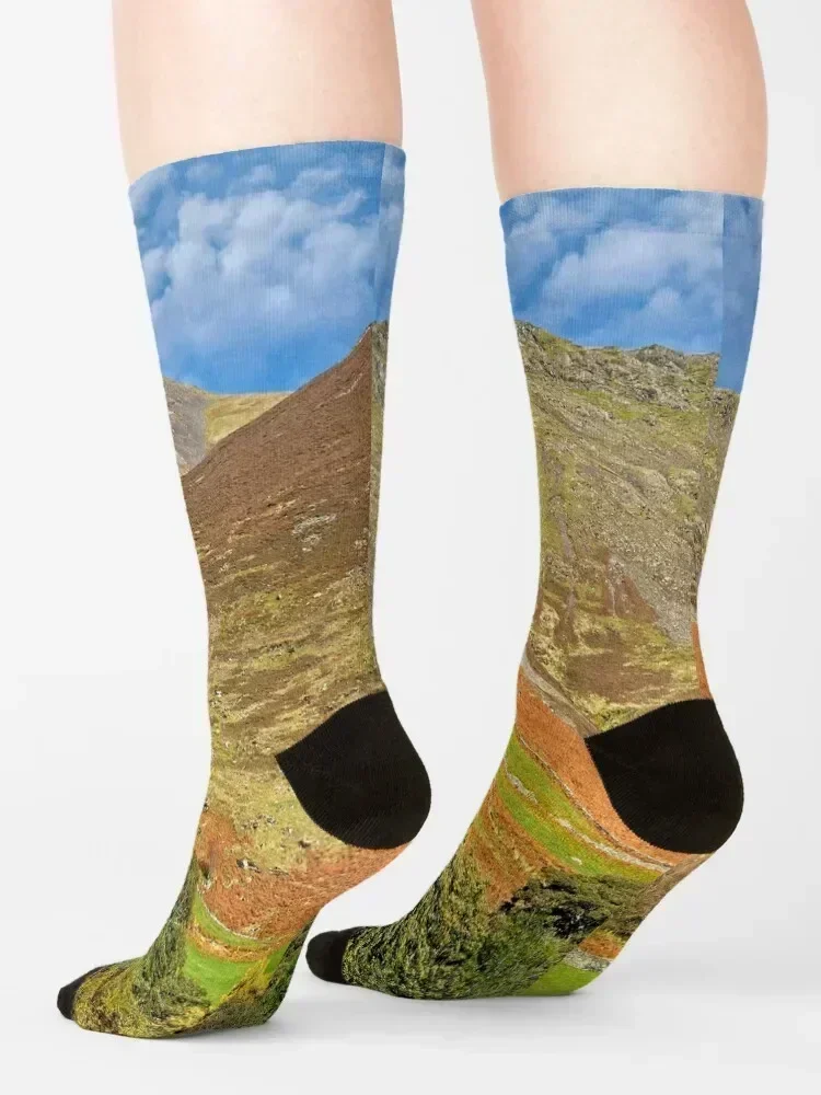 Blencathra Lake District Fells Socks compression Running football valentine gift ideas Socks Man Women's