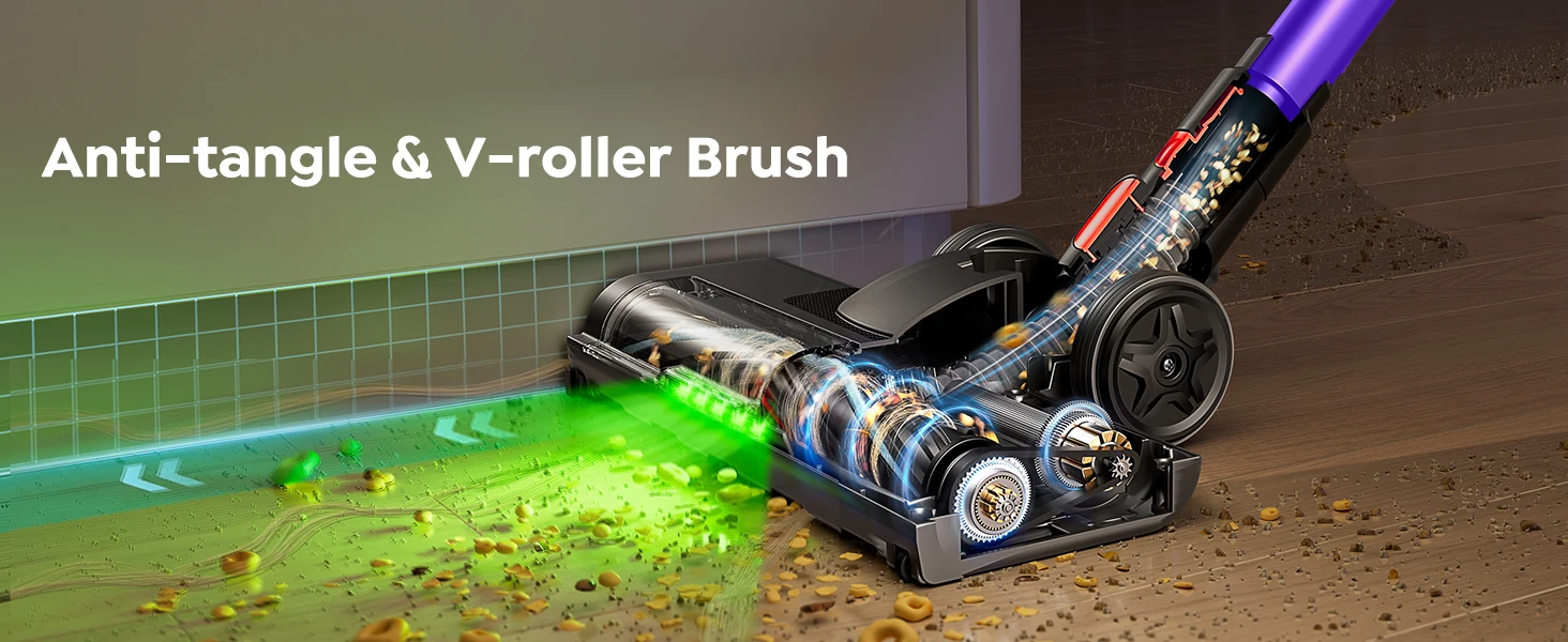 BUTURE VC100 500W 48KPa Kabelloser Handstaubsauger für Haustiere, Haushaltsgerät mit 1,5L Staubbehälter und Abnehmbarem Akku – Detail 6