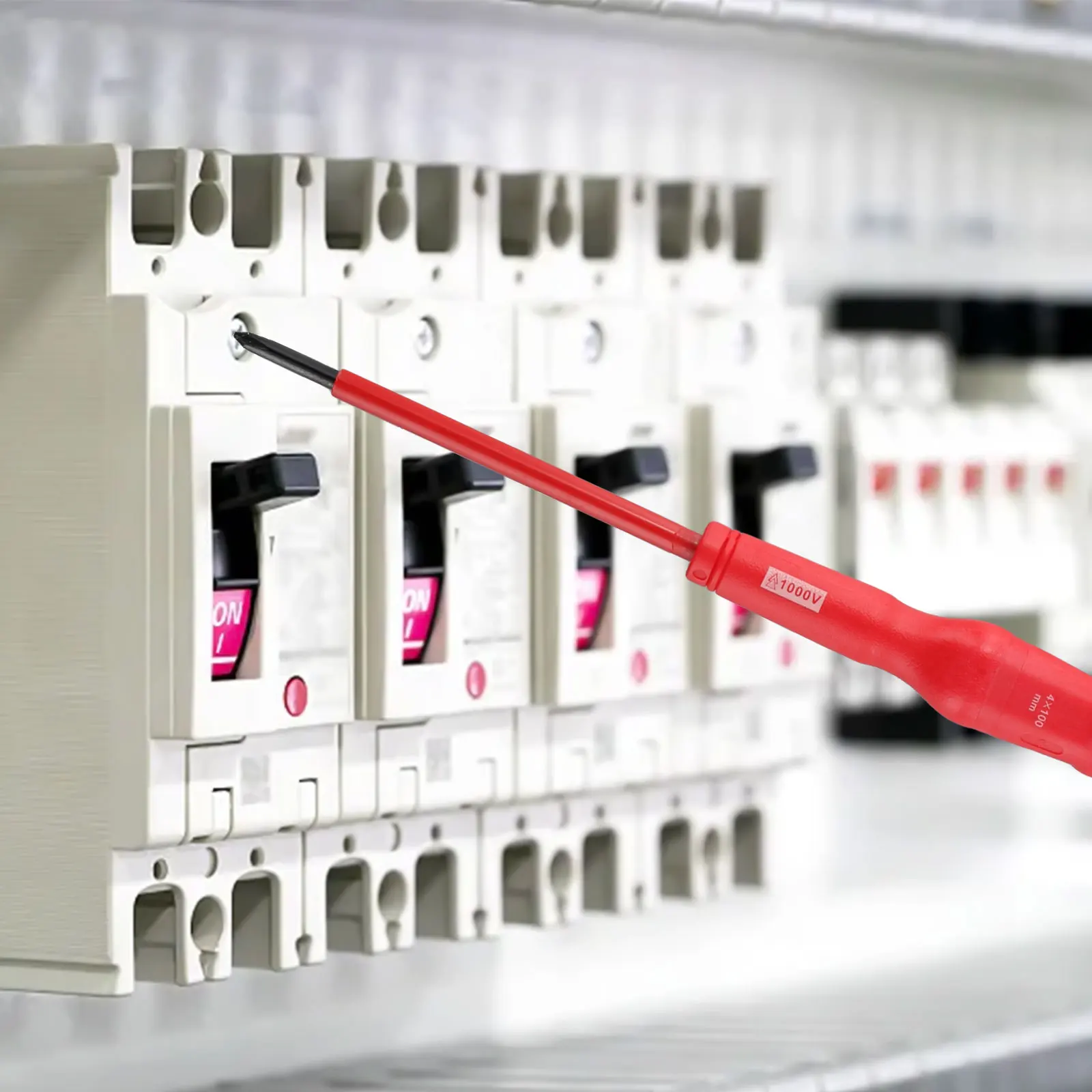 Destornilladores aislados, broca magnética resistente a alto voltaje, 1000V, herramienta de electricista para el hogar, herramientas manuales de electricista DIY