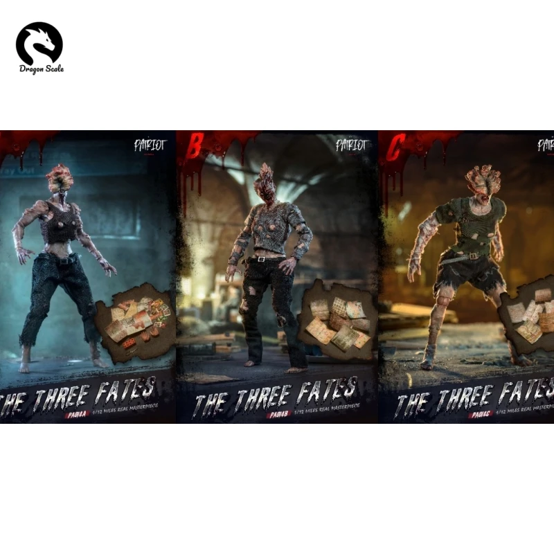 

В наличии оригинальная Patriot Studio The Last Of Us Clicker The Three Fates Zombie 1/12, тканевое платье, экшн-фигурка, модель игрушки, подарки