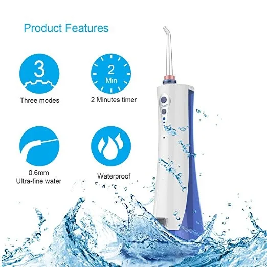 1800mA rechargeable traveling denta floss/portable oral irrigator/denta water flosser