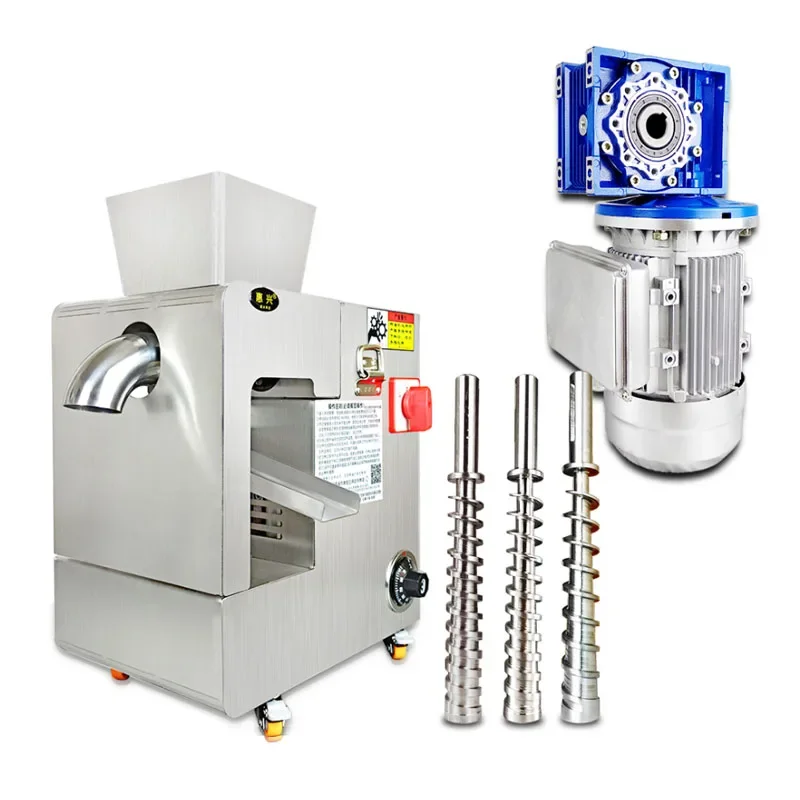 

Oil Press Machine Peanut Sesame Flax Rapeseed Stainless Steel Household Hot Cold Full-automatic Kitchen Equipment Presser
