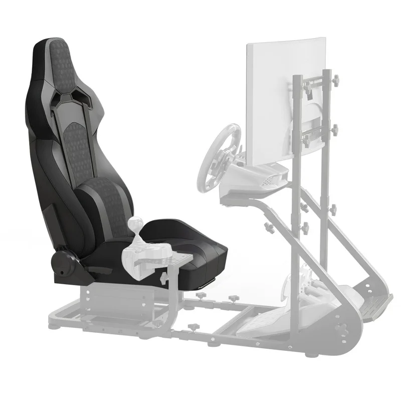 

Adjustable Reclinable Racing Seat with PU Leather and Slide Lock