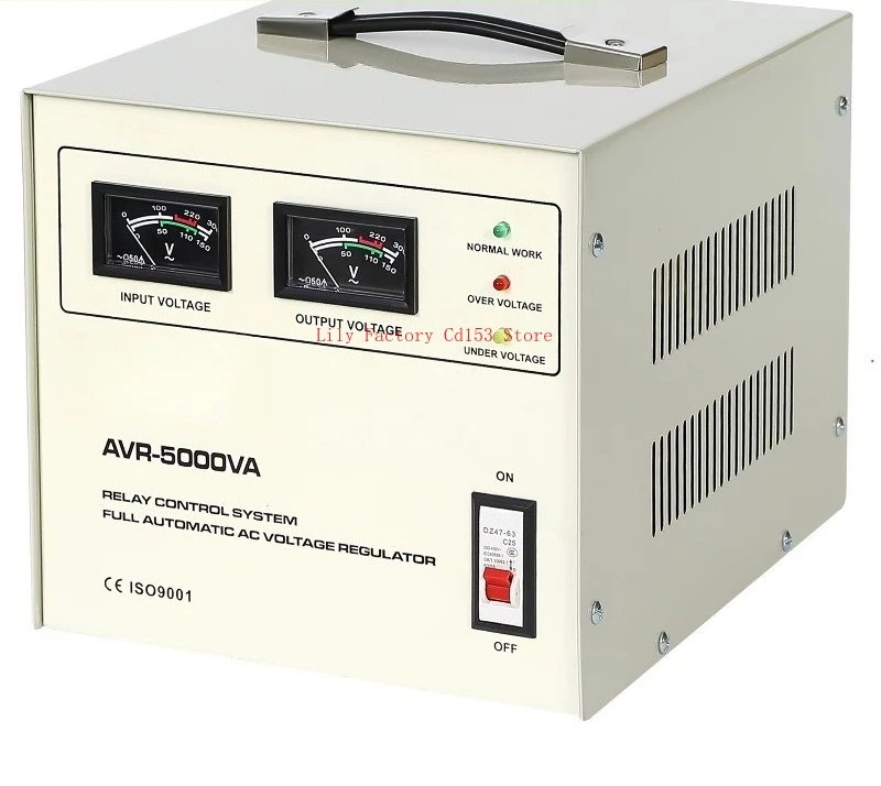 

Customized single-phase 220V SVC automatic high-power AVR-5000VA voltage regulator for refrigerator computer AC products