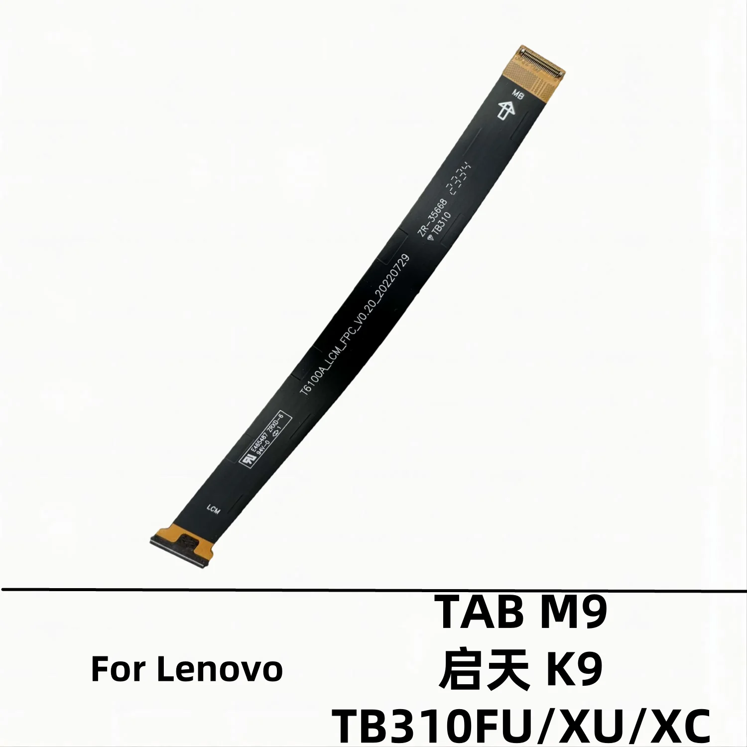 LCD Display Flex Cable For Lenovo Tab M9 TB310 TB-310FU TB-310XU TB310XC TB310FU Connector Touch Screen Repair Parts Replacement