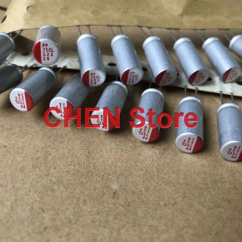20PCS/lot original Fujitsu FP 1200UF 16V 8X20MM 105c solid capacitor 16V1200UF Free Shipping FP-016RE122M