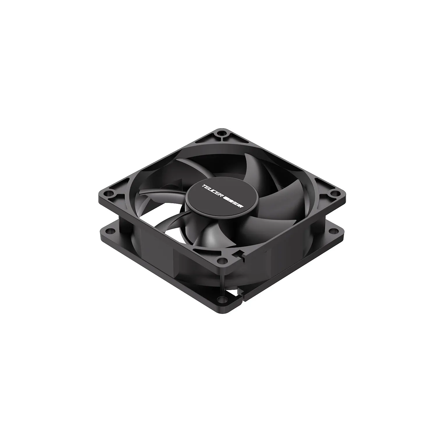 Teucer 8025 PC Case Fan 12V  Big 4Pin Small 3Pin Interface 8CM Hydraulic Bearing 2000RPM Chassis Cabinet Cooling Fan - view 4