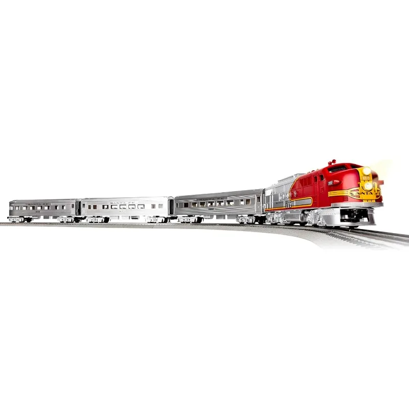 Popular juego de tren eléctrico O Gauge 5,0 con locomotora eléctrica de Control remoto controlada por juguete de Control remoto