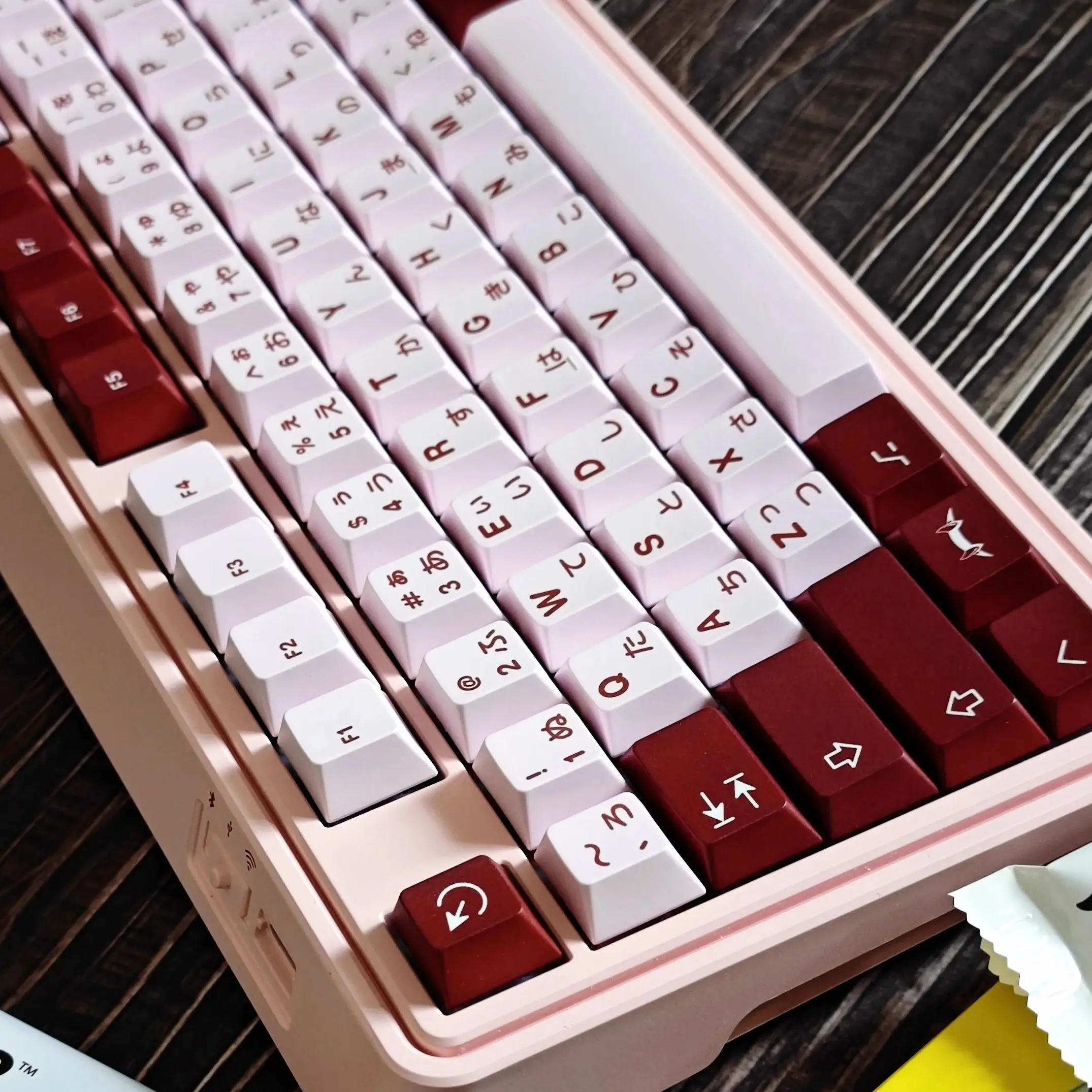 PBT-メカニカルキーボード用キーキャップ,昇華型,MXスイッチ,チェリープロファイルの完全なセット