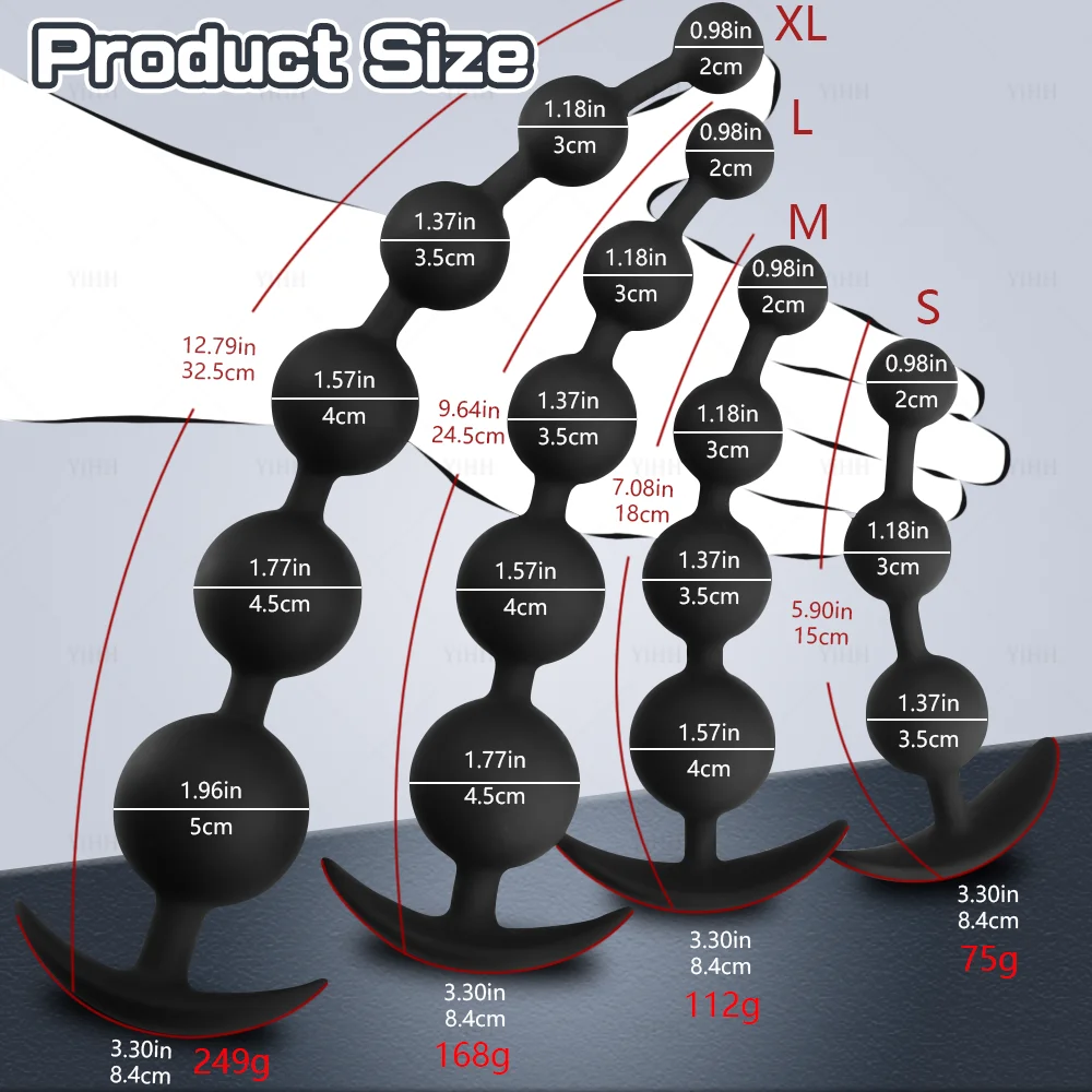 Cuentas anales largas, tapón A - Men Shoes Xxl reseña y precio