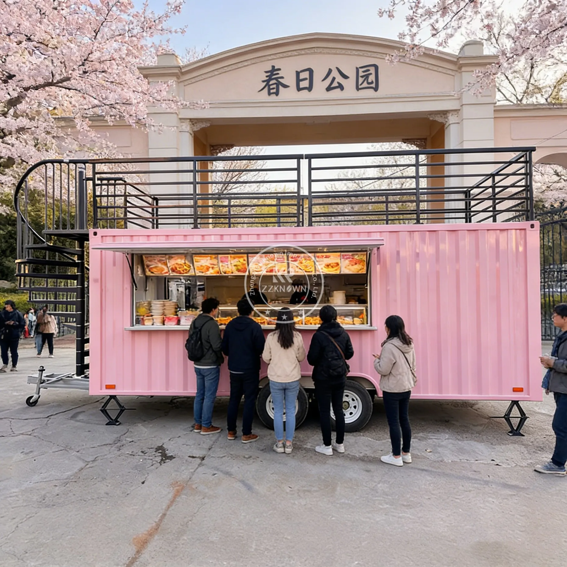 

High Quality Popular 20ft Container Restaurant Container Bar with Sliding Windows