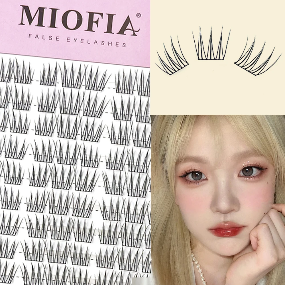 1 Box/90 bunches False Eyelashes Natural Eyelash Extension Individual Eyelash cluster Comic Eyelashes Makeup Lashes Tools