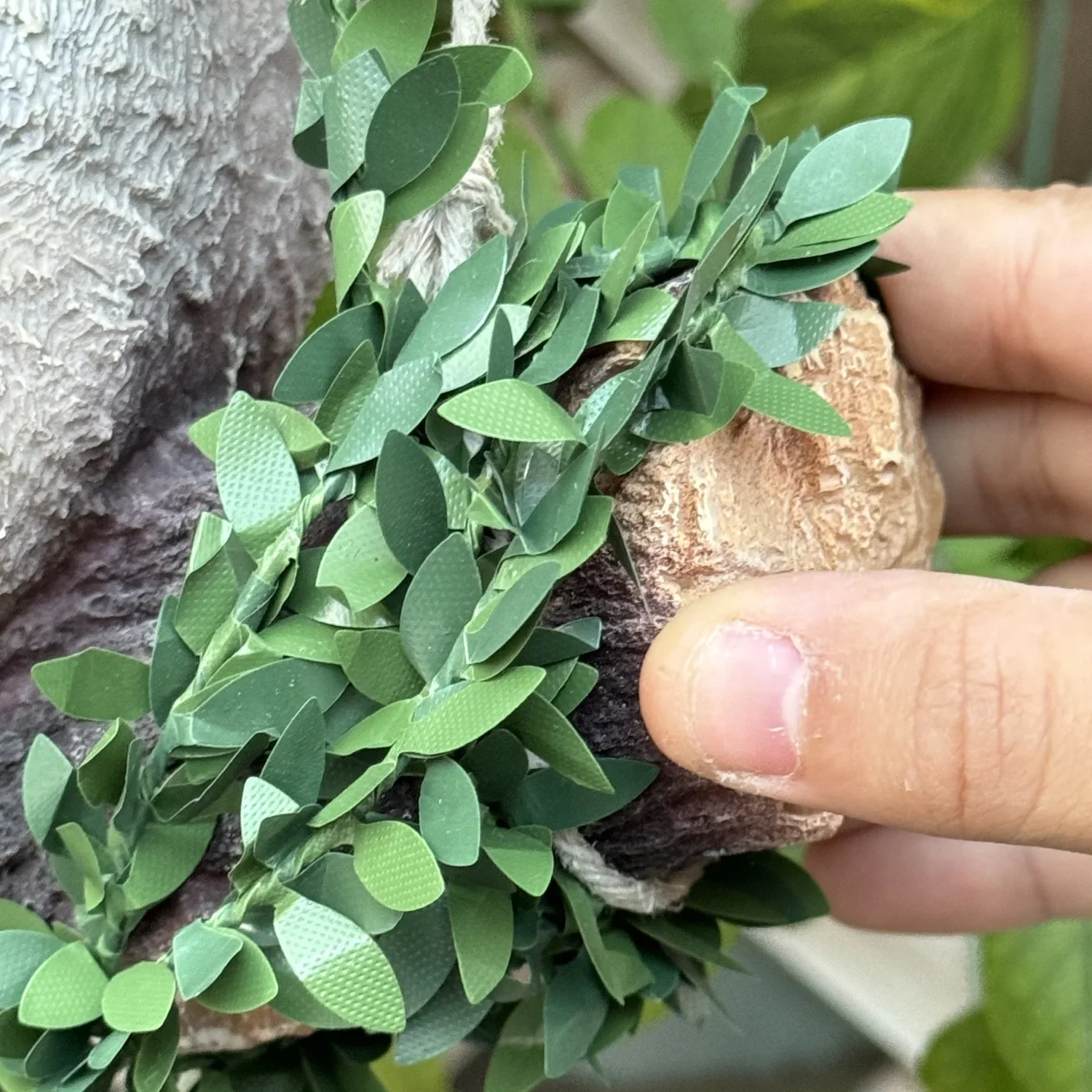 7.5/30M Artificial Ivy Plant Green Leaf Vine Iron Wire Wisteria Garland DIY Fake Leaves Creeper Hanging Leaves Home Garden Decor