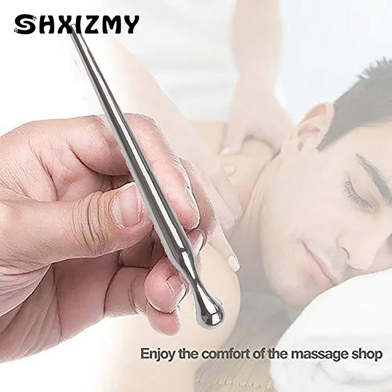 Acupuncture Pen Stainless Steel Manual Acupuncture Pen Trigger Point Massager Deep Tissue Massage Tool For Body Pain Relief Care