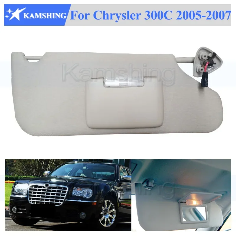 

Kamshing For Chrysler 300C 2005-2007 Sun Shield Overhead Console Interior Sunvisor With Mirror light