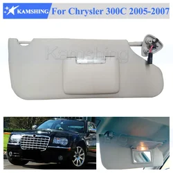 Kamshing For Chrysler 300C 2005-2007 Sun Shield Overhead Console Interior Sunvisor With Mirror light