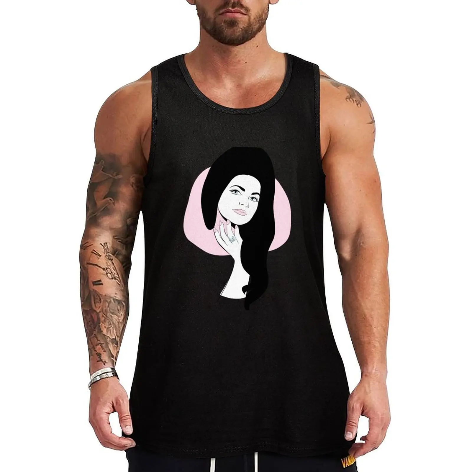 

Priscilla Presley: Satnin Tank Top Plain Basic Tank Top Cotton Soft Sleeveless Tee