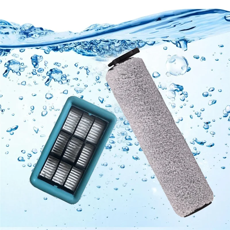 Abkr-para bissell crosswave hf2/3845n/3831 purificador de chão acessórios substituíveis lavável rolo escova filtro hepa