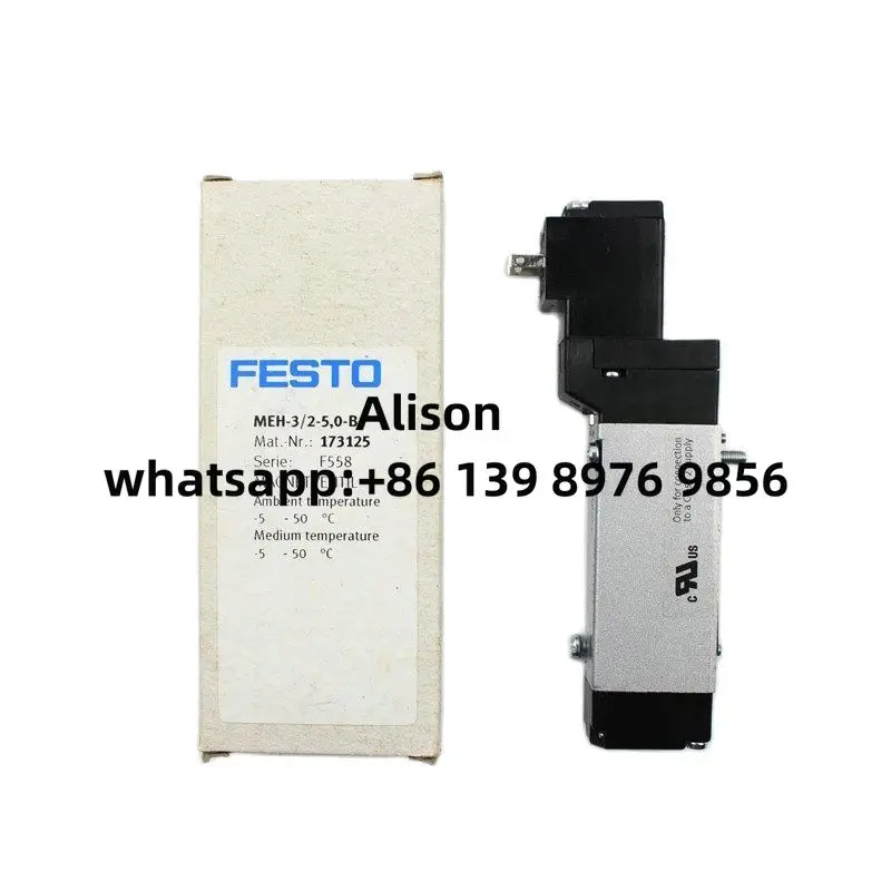 FESTO MEH-5/2-1/8-P-B 173129 MEH-5/2-1/8-L-B 173133 MEH-5/2-5,0-B 173128 MEBH-5/2-1/8-P-L-B 173012