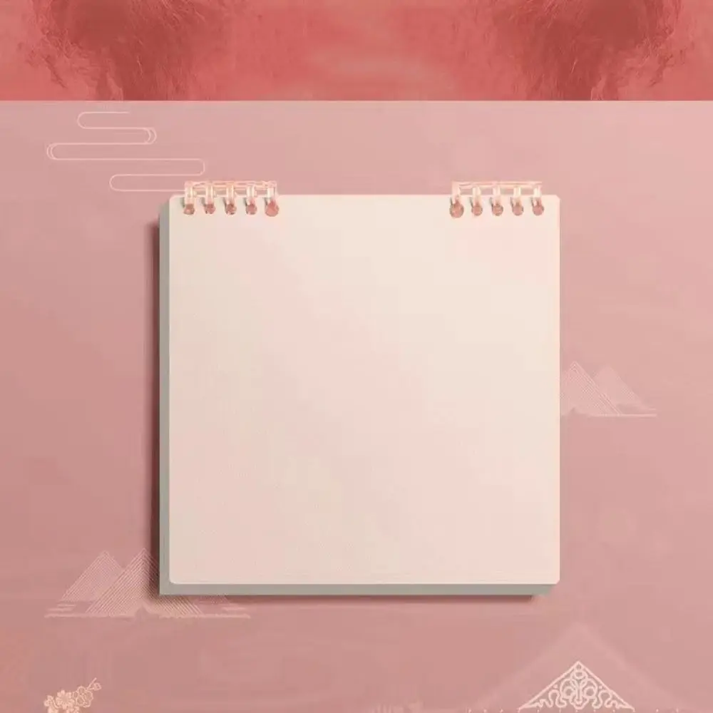 Note Pads Loose-leaf Notebook Waterproof Shell Delicate Grid Writing Paper Thick Removable Square Notebook Students Writing