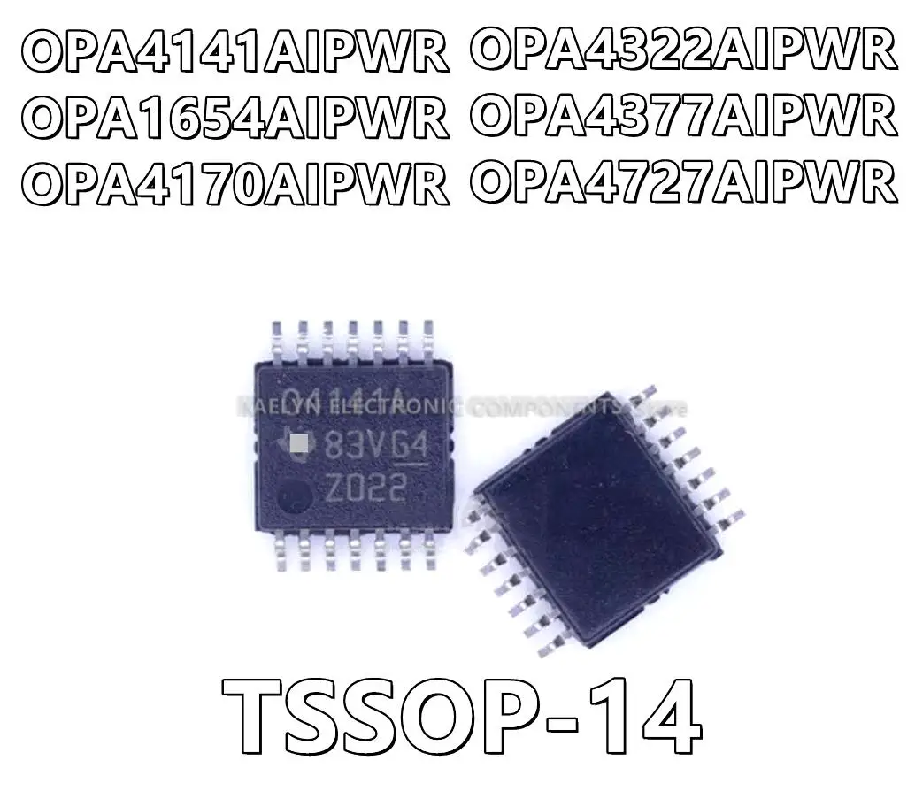 10Pcs/lot OPA4141AIPWR 04141A OPA1654AIPWR OPA1654 OPA4170AIPWR OPA4170 OPA4322AIPWR 04322A OPA4377AIPWR OPA4377 OPA4727 AIPWR