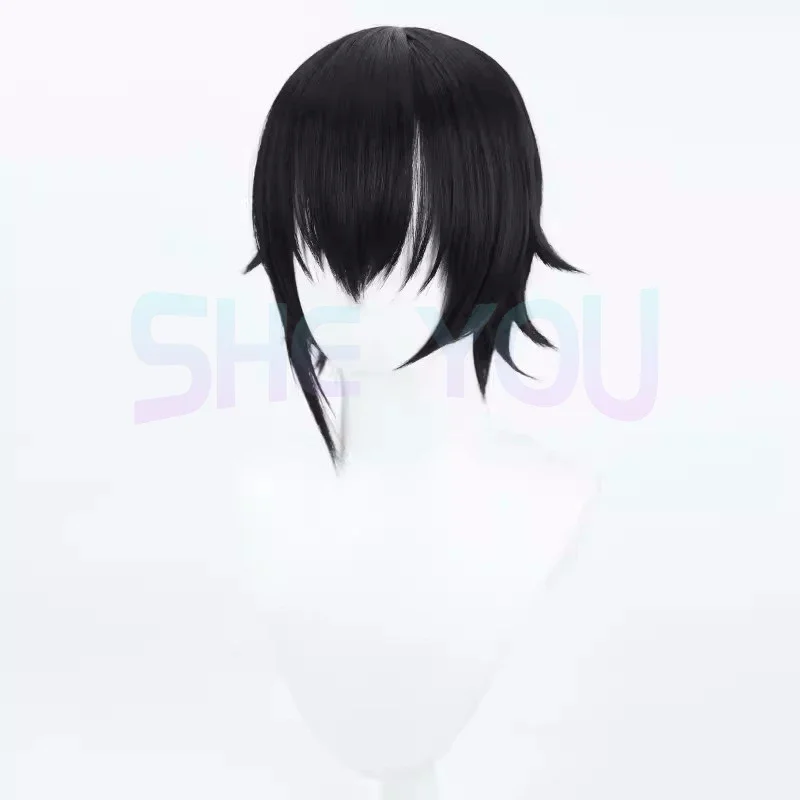 WAT Anime The Eminence in Cid Kageno／Shadow Cosplay High Temperature Wire Short Hair + Wig Cap 2025 New