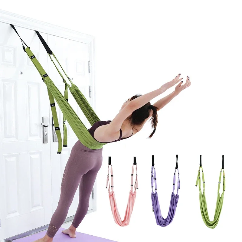 Adjustable Aerial Yoga Hammock Swing for Anti-gravity Inversion & Flexibility Training