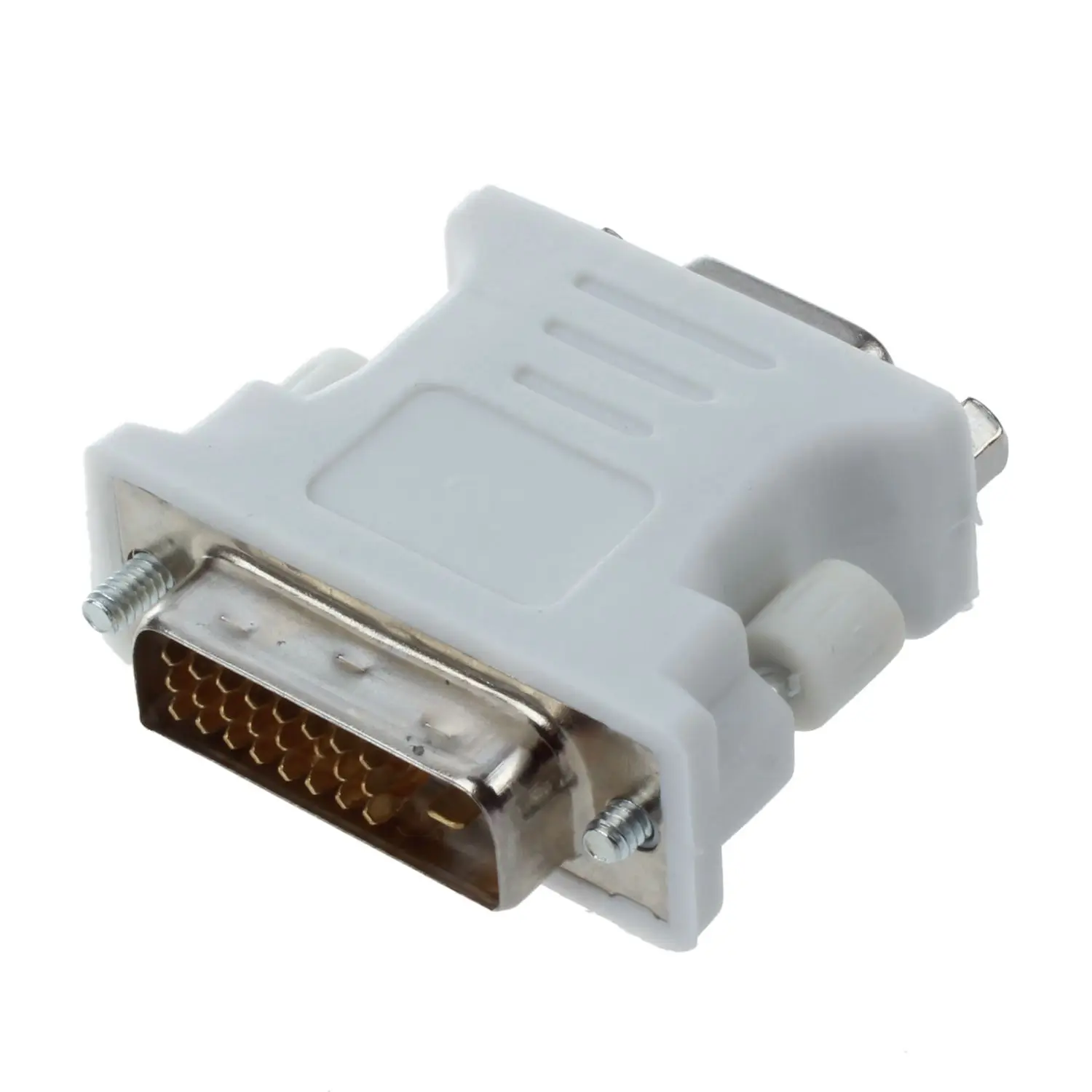 Semoic adaptador macho DVI (dvi-d 24 1) a VGA hembra (15 pines)