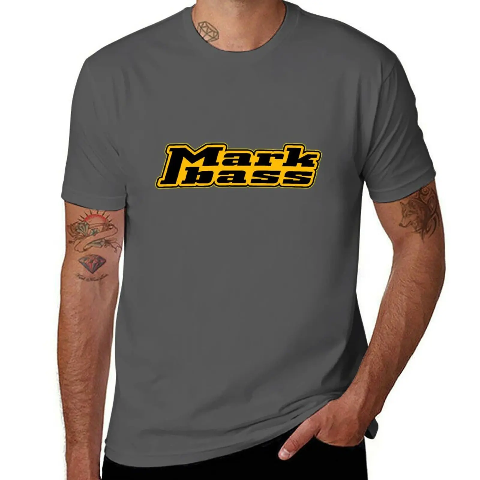 Camiseta Markbass Amp All Match, básica, de manga curta