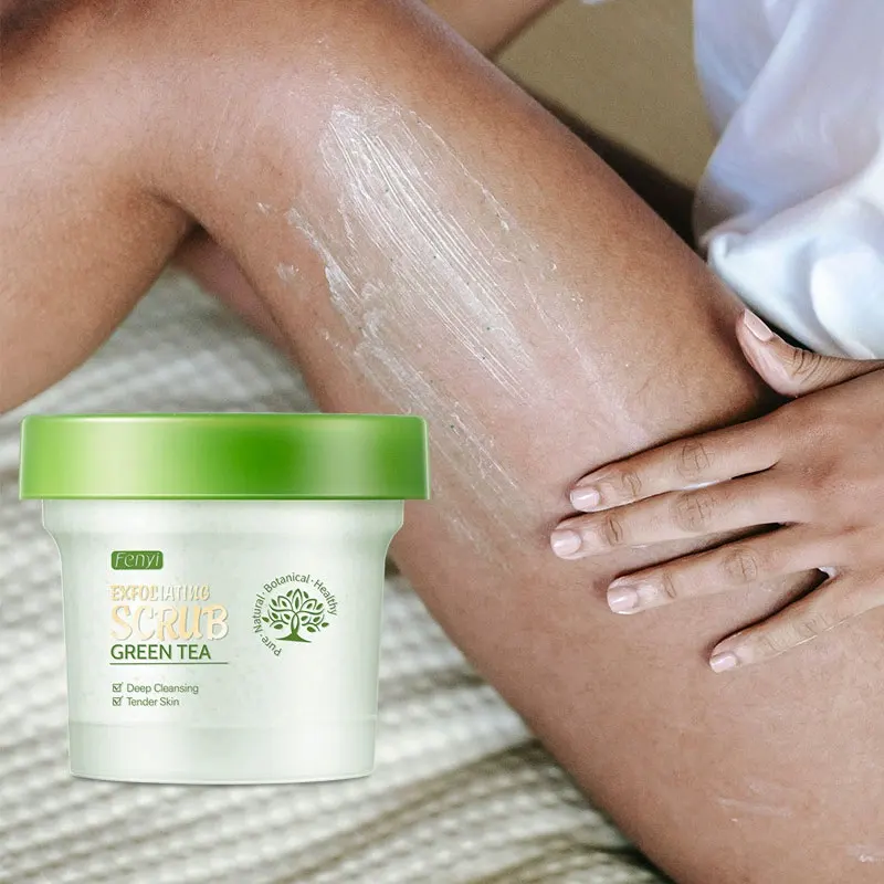 Esfoliante de chá verde alivia acne pele lisa limpeza profunda suavizante Kermatologic