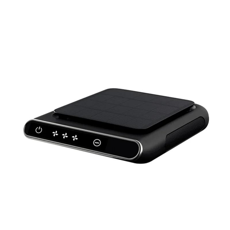 

Solar Energy Powered Car Air Purifier High Performance Air Purifier For Car 3 Modes Adjustable Quiet Portable Desktop Air