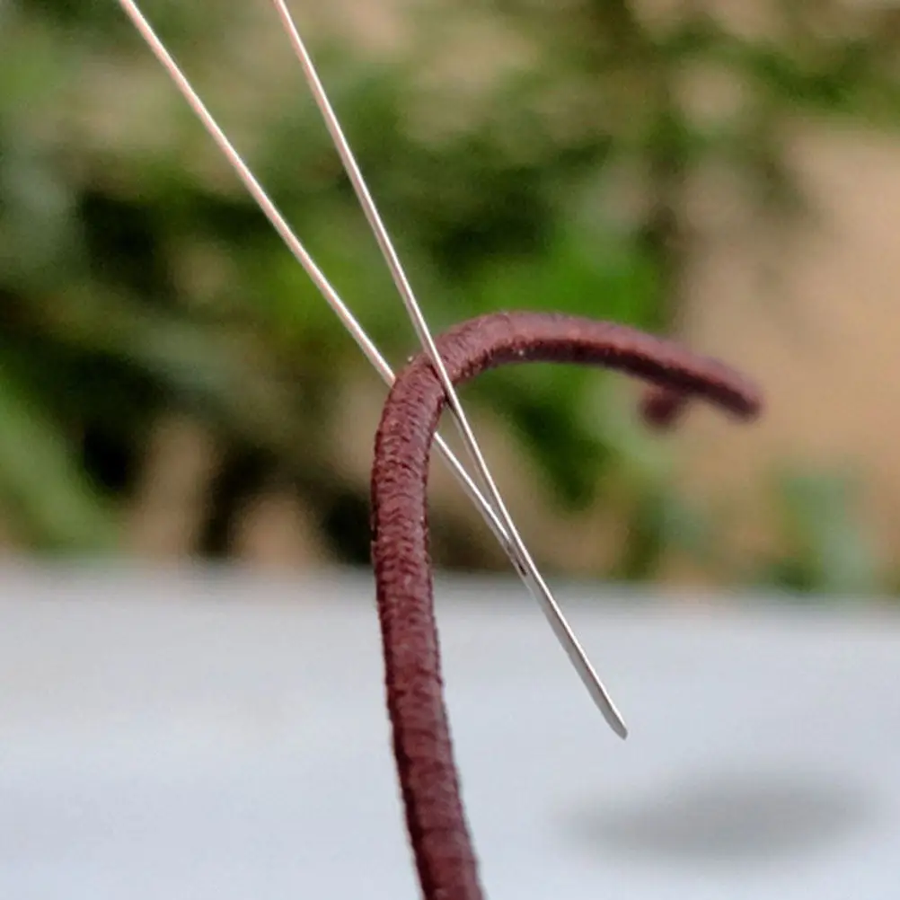 

1Set Premium Beading Needles Stainless Steel Plastic Storage Box Lightweight Fine Tip for Thread Beads Sewing Crochet Knitting