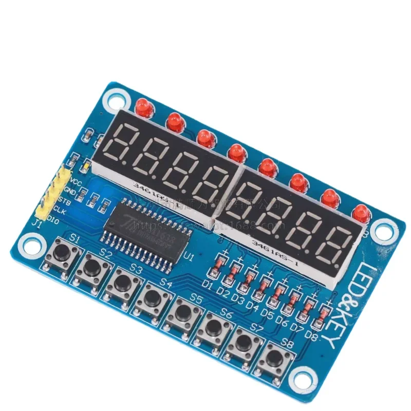 

Дисплей ключа для AVR нового 8-битного цифрового фотолампы 8-битного модуля TM1638