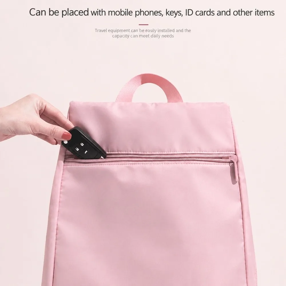 Portable Waterproof Backpack Zip Closure Multi-pockets Dry Wet Separation Bag Shoe Compartment Shower Ready Fitness Storage Bag