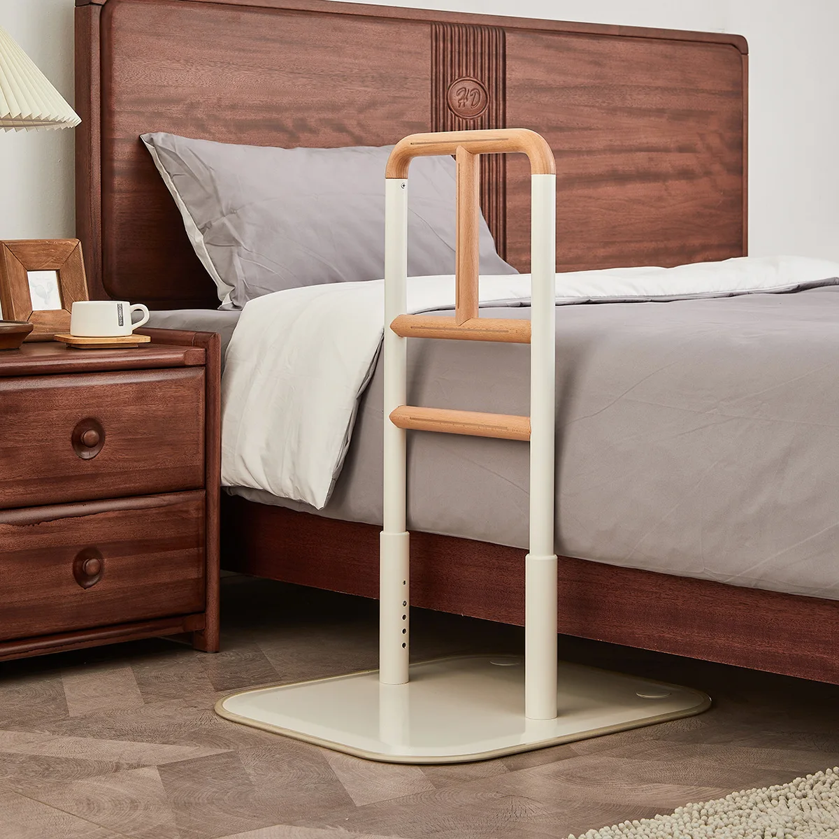 Bedside armrest elderly get up auxiliary device movable multi-functional elderly armrest toilet