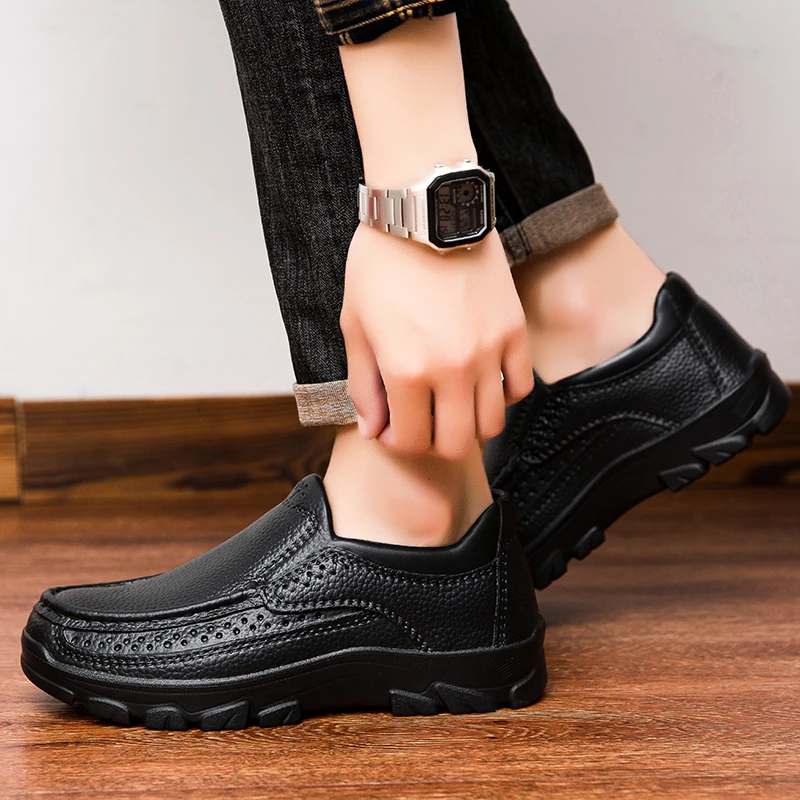 Kochschuhe für Herren, wasserdicht und ölbeständig, Küchenarbeitsschuhe, ultraleichte, rutschfeste EVA-Freizeitschuhe mit weicher Sohle für Herren, Gartenschuhe – Detail 17