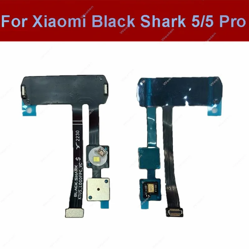 

Лампа-вспышка для Xiaomi Black Shark 5 5 Pro 5Pro, гибкий кабель, задняя крышка, датчик окружающего света и микрофона, запасные части для ремонта