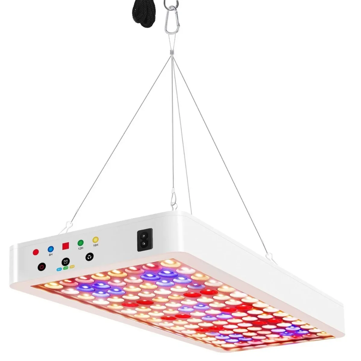 LED Grow Light para Plantas de Interior, 3000W, Espectro Completo, Lâmpada de Crescimento Fito, 8h, 12h, 16h, 20h, Temporizador, Auto On, Off, Tenda