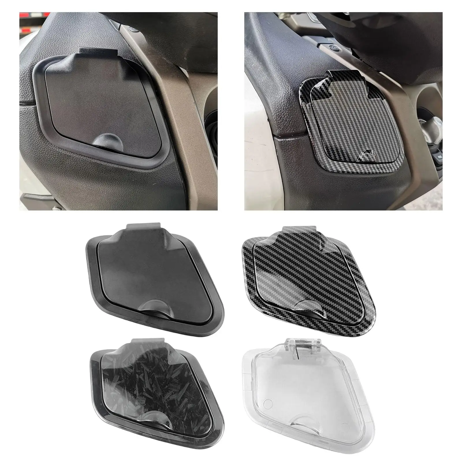 Easy Install Wear Resistant Motorbike Side Pocket Cover Waterproof Cap for Yamaha NMAX 20 22 Modification