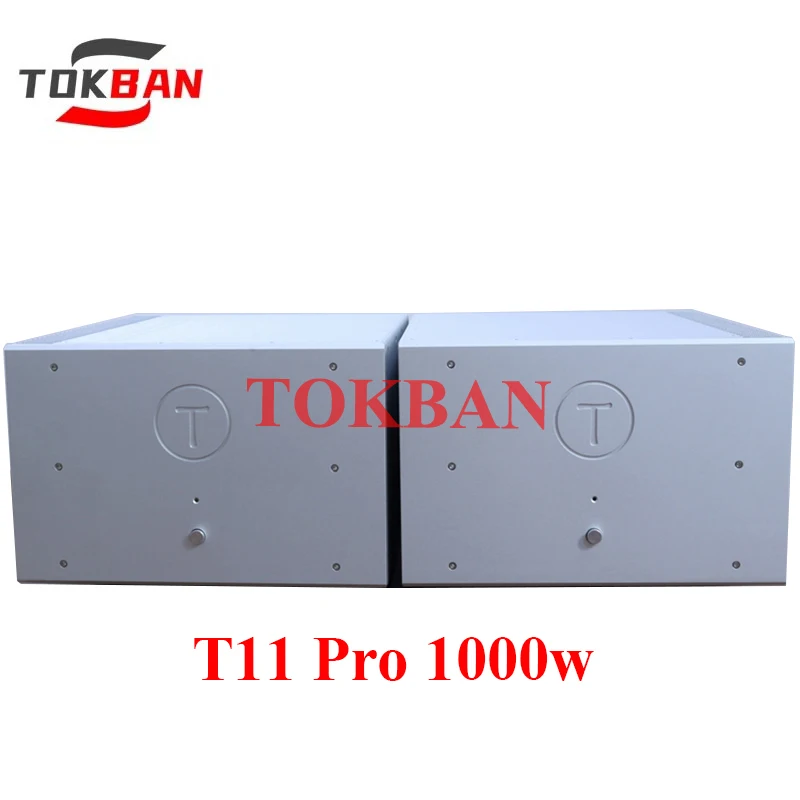 Tokban T11Pro 2pcs Mono Power Amplifier 1000w High Power 35.2x Gain SANKEN Balanced XLR High-End HIFI Amplifier Audio