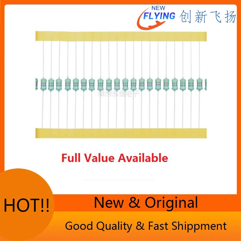 100 قطعة مغو 0.1/0.22/0.33/0.39/0.47/0.56/0.68/0.82/1/2.2/2.7/3.3/100/150/220/330/470/uh/mh 1/4W 0307 0410 1/2W 0510 1W #1