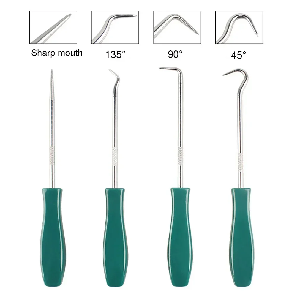 

4 шт., Лидер продаж, 135 мм, набор отверток для сальника автомобиля, уплотнительное кольцо, съемник прокладок, съемник крючков, инструменты для ремонта автомобиля