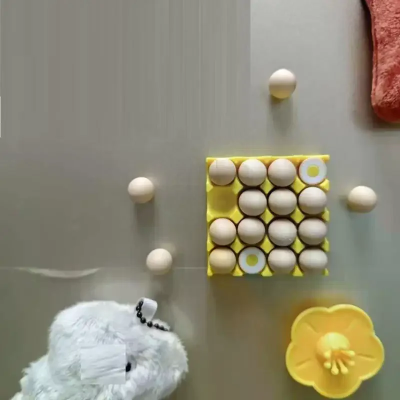 Cartoon Broken Shell Smiling Chicken Egg Fridge Stickers Self-Adhesive Non-Toxic Funny Wall Art for Kitchen Cabinet Decor