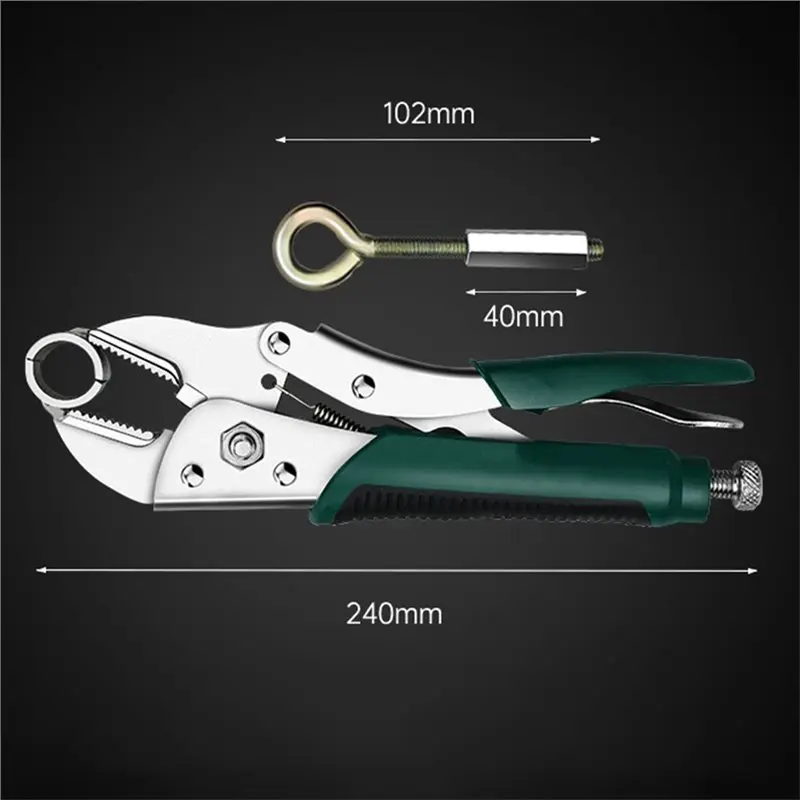 BAAR-Multifunktionale Rohrzange, Schraubenschlüssel-Installations-Entfernungswerkzeug für Stahlrohre für die Bodenreparatur, geothermische Anwendungen