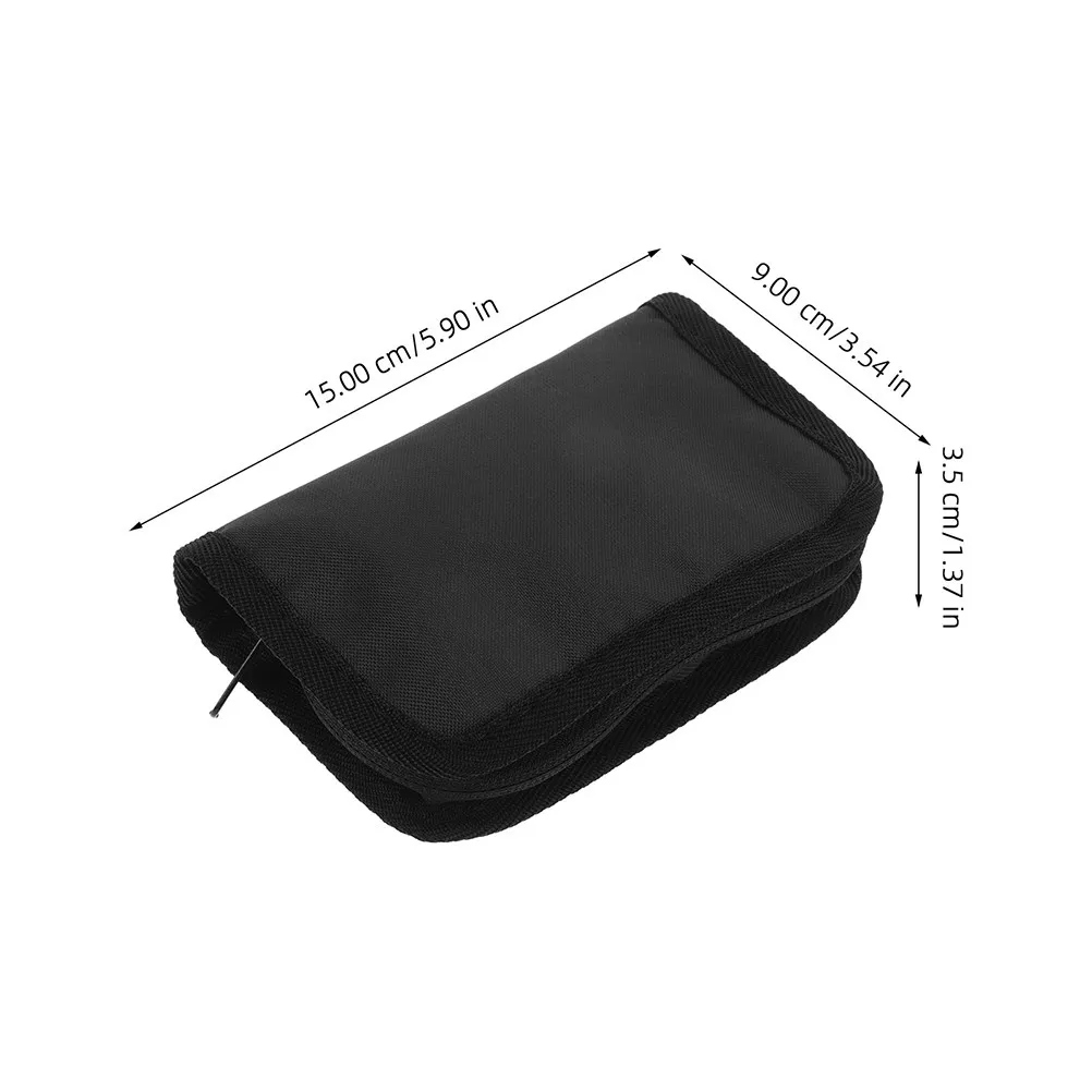 2Pcs Medicine Supply Organizer Blood Glucose Meter Bag Multifunctional Hard Shell Case for Meter Test Strips Needles Pens Easy