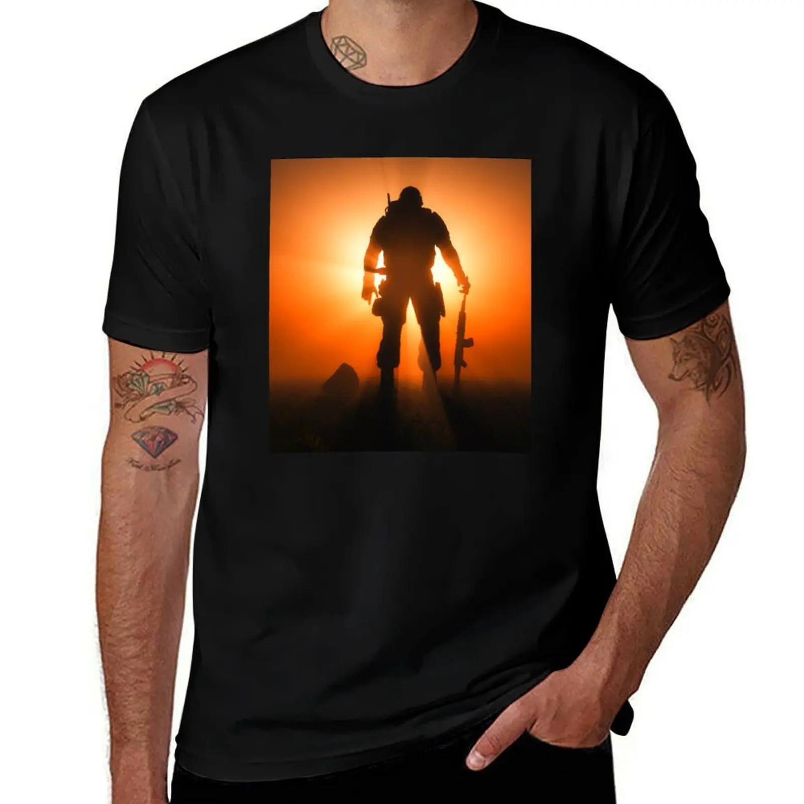 Soldier Boy Vs Everyone And Himself T-Shirt Basic Daily Outfit Short Sleeve Tee