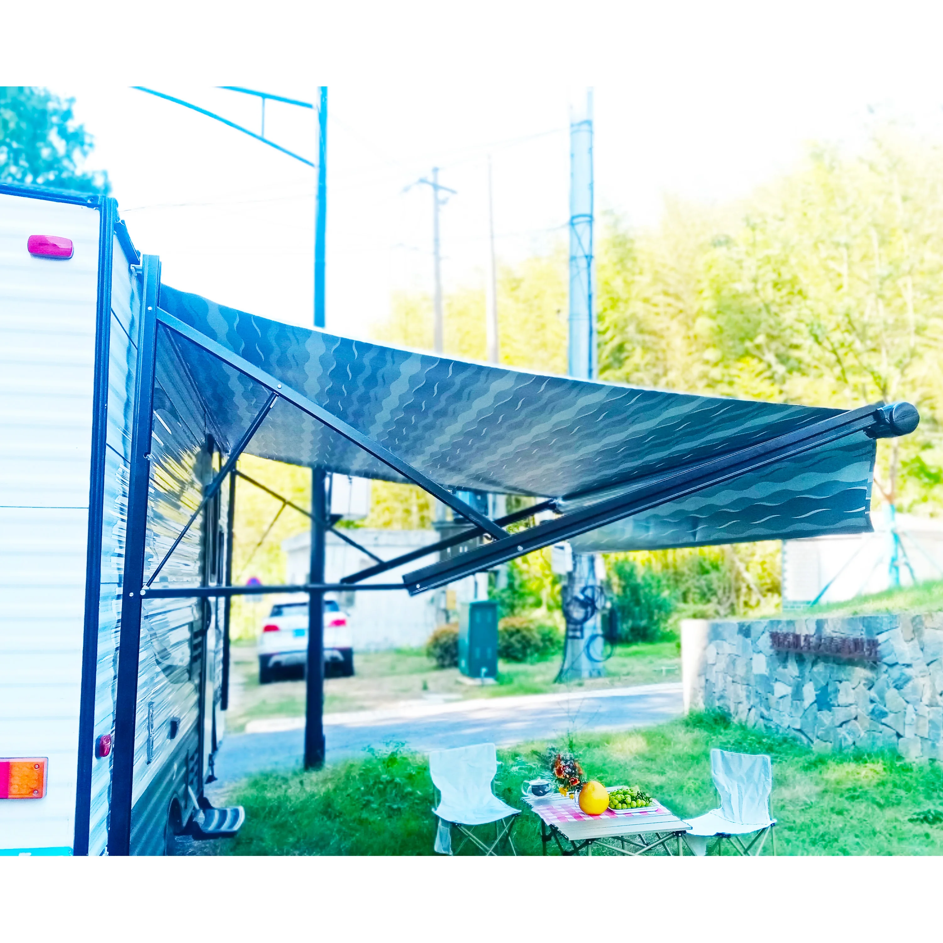 B2 Electric Type American RV Trailer Awning