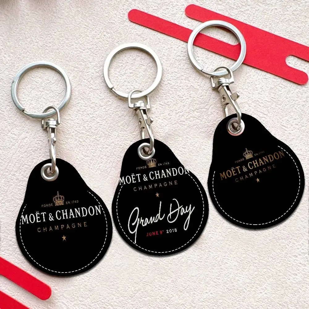 Porta-cartões de luxo Waterdrop aped N Acc Control da marca M-Moet C-Chandon para veículos, transporte público, chaveiro, capa protetora