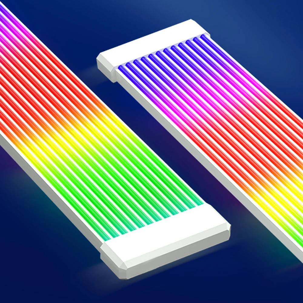 RGB مصباح ليد قطاع بار ARGB مزامنة مجلس للكمبيوتر إمدادات الطاقة ATX 24PIN GPU بطاقة الفيديو 8Pin 6PIN كابل وحالة